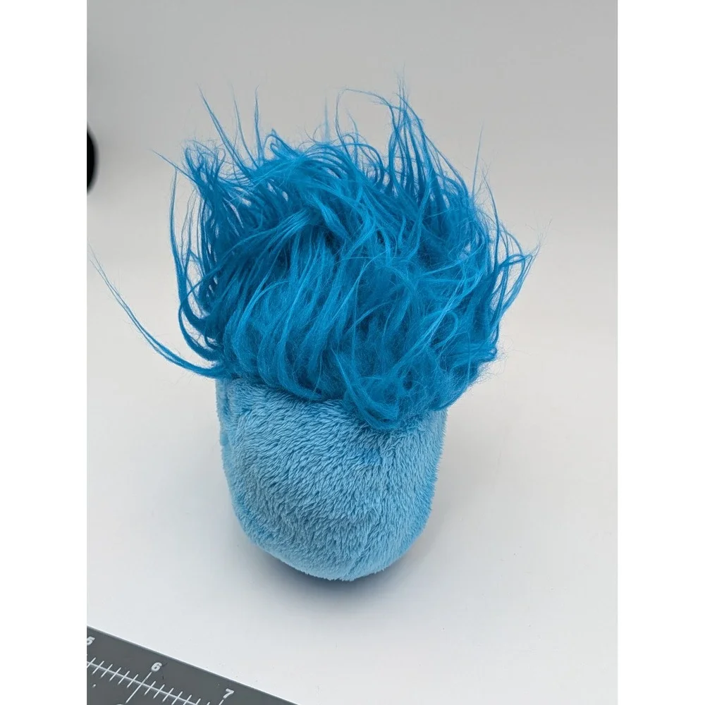 Disney Club Penguin Plush Blue Puffle Round Embroidered Small 4 Inch Stuffed‎